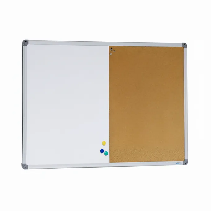 Combination Whiteboard & Corkboard