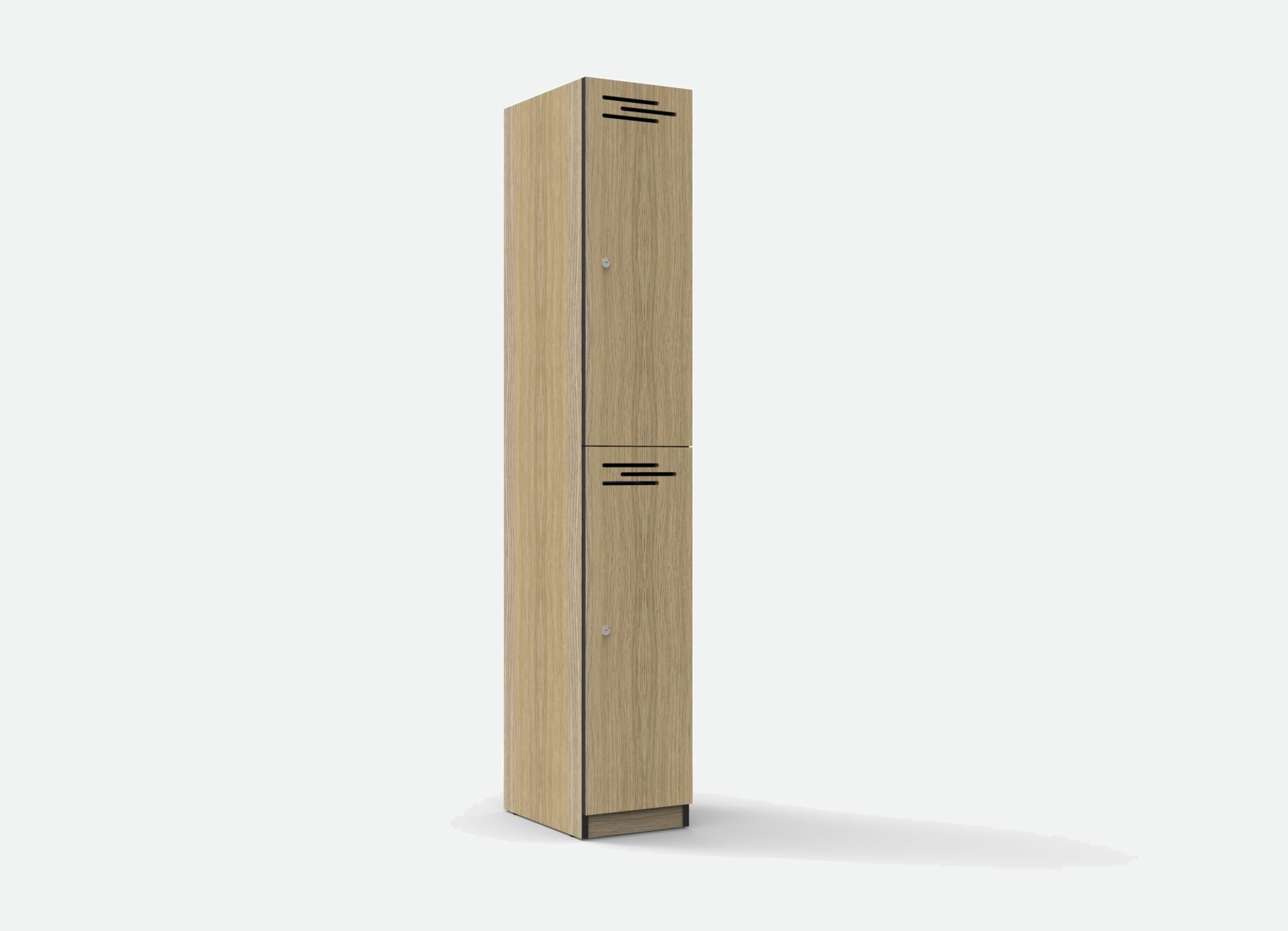 2 Door Melamine Locker