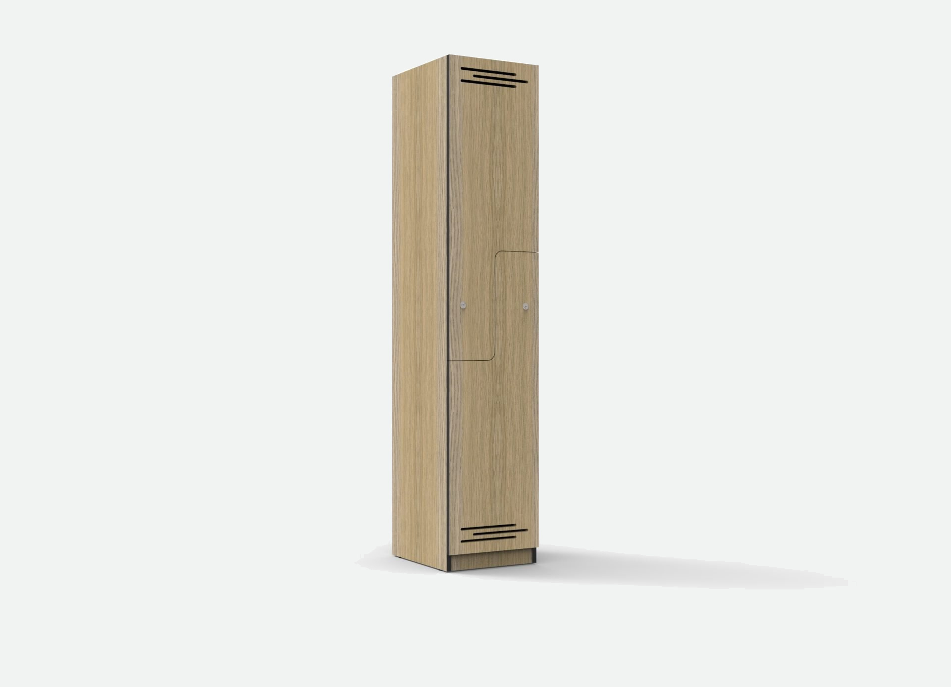 2 Door Step Door Melamine Locker