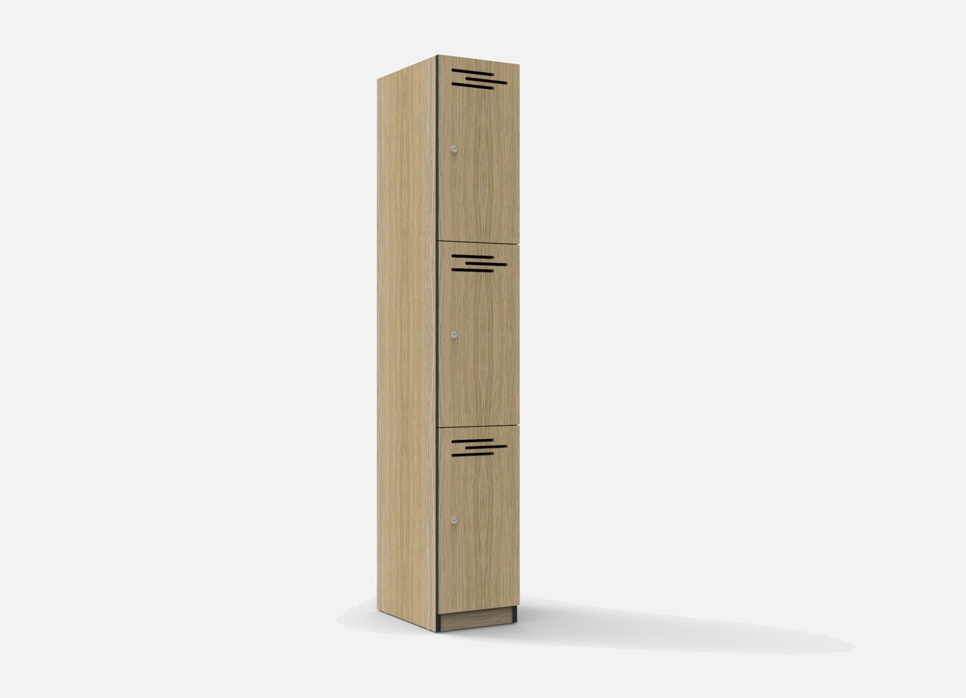 3 Door Melamine Locker