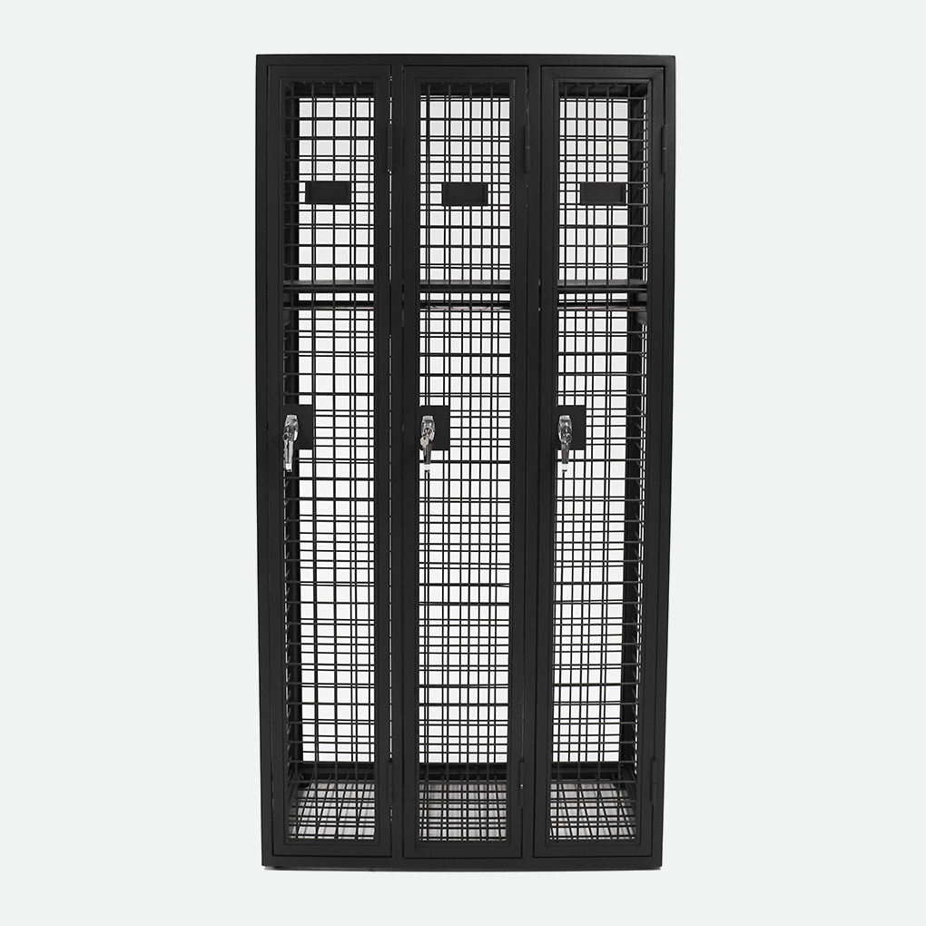 3 Door Steel Mesh Locker